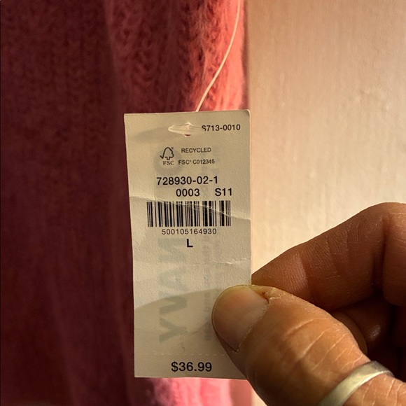 Old Navy Pink Sleeveless Turtleneck Sweater - Picture 5 of 5